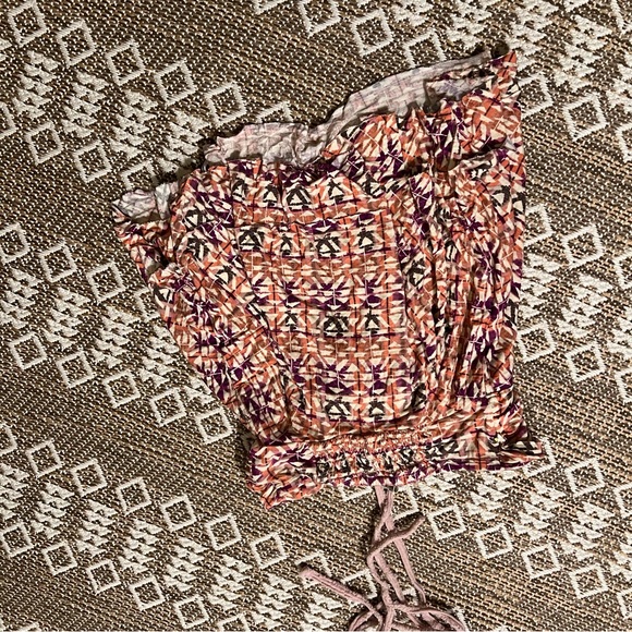 Free People XS Print Halter Tank Top - Picture 8 of 8